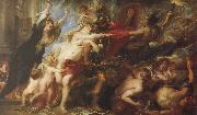 Peter Paul Rubens The moral of the outbreak of war Spain oil painting artist